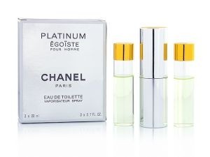 Chanel "Egoiste Platinum Pour Homme" - Набор Мини 3x20 млv
