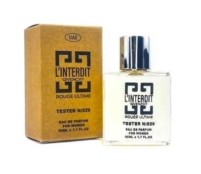 Мини-Тестер Givenchy L'Interdit Eau de Parfum Rouge Ultime 50 мл (ОАЭ)