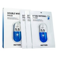 Тканевая маска с ниацинамидом Prettyskin Double Whitening Mask 25 ml