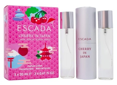 Набор Мини 3x20 мл - Escada Cherry In Japan
