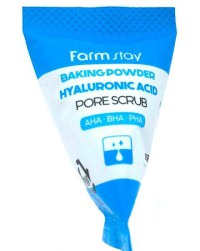 Скраб в пирамидке с содой и гиалуроновой кислотой FarmStay Baking Powder Hyaluronic Acid Pore Scrub 1 шт
