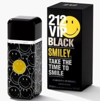 Парфюмерная вода Carolina Herrera 212 VIP Black Smiley 100 мл Парфюмерная вода Carolina Herrera 212 VIP Black Smiley 100 мл