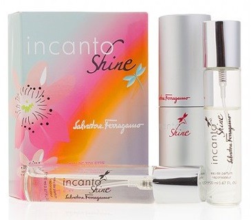 Salvatore Ferragamo "Incanto Shine" - Набор Мини 3x20 мл
