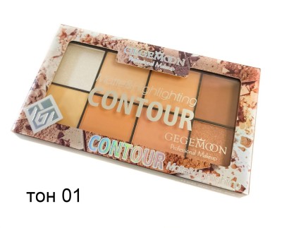 Палетка для контуринга лица Gegemoon Matte & Highlighting Contour