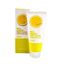 Пилинг-гель с экстрактом лимона FarmStay Real Lemon Deep Clear Peeling Gel 100 мл (Оригинал)