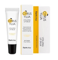 Бальзам для губ с экстрактом юдзу FarmStay Citrus Yuja Vitalizing Lip Balm 10 g