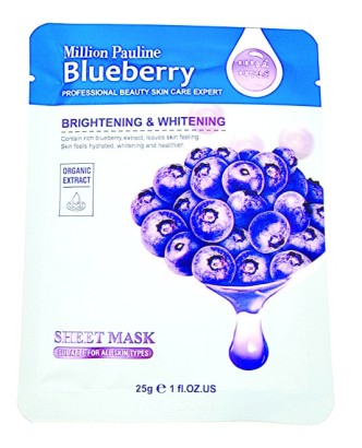 Тканевая маска с экстрактом черники Million Pauline Blueberry