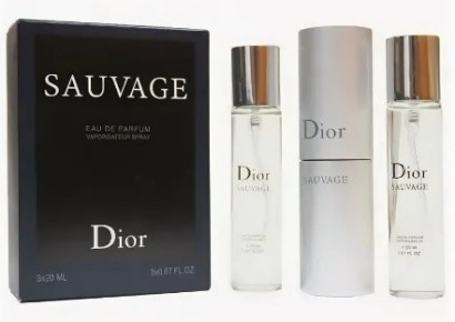 Christian Dior "Sauvage" - Набор Мини 3x20 млv