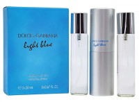 Набор Мини 3x20 мл - Dolce & Gabbana Light Blue Pour Femme