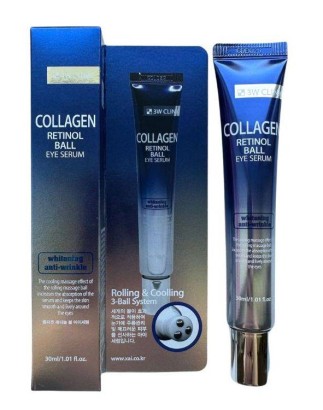 Сыворотка для кожи вокруг глаз 3w Clinic Collagen Retinol Eye Ball Serum 30 мл